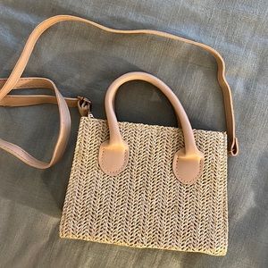 Straw Crossbody Purse